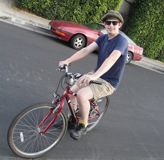 Chris and his sweet ride